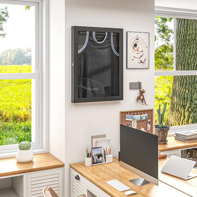 28" x 35" Jersey Display Case, WallMounted Memorabilia Acrylic